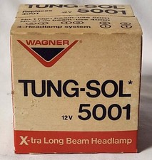 New Wagner Tung-Sol 5001 Headlamp- NOS High Xtra Long Beam (M3) picture
