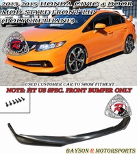 Fits 13-15 Honda Civic 4dr [US-Spec Only] Mod-Style Front Lip (Urethane) picture