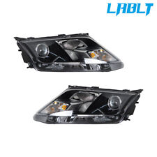 LABLT Pair Left&Right Headlight Headlamp Black Housing For 2010-2012 Ford Fusion picture