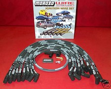 Moroso SB Chevy 8mm Race Plug Wires X long Under The Header- Sleeved 9767M picture