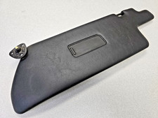 NICE USED ORIGINAL PORSCHE 944 968 924S DRIVER'S BLACK SUN VISOR W MIRROR #4 picture