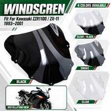 Fit For KAWASAKI ZZR1100 D 1993-2001 ninja ZX-11 Windshield Windscreen Screen picture