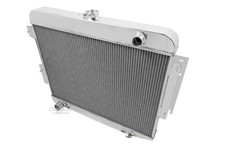 3 Row Aluminum KR Champion Radiator For 1967 - 1969 Dodge Charger picture