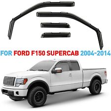 Rain Guards Vent Visors Shade for 2004-2014 Ford F-150 Extended Cab picture