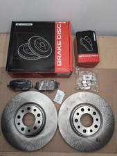 Front Brake Rotors Ceramic Pads Kit 305mm Jeep Renegade Compass Fiat 500X D1811 picture