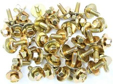 TOYOTA Body Bolts- M6-1.0 x 16mm Long- 10mm Hex- 19mm Washer- 40 bolts- #170F picture