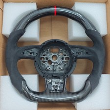 Carbon Fiber Steering wheel For Audi RS6 RS7 A6 A7 S6 S7 A8 A4S4 2011+ Alcantara picture