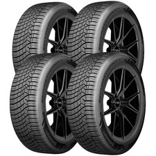 (QTY 4) 195/65R15 Continental SecureContact AW 91H SL Black Wall Tires picture