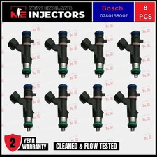 OEM Bosch 0280158007 Fuel Injectors Set of 8 for 2004-2017 Nissan Armada TITAN picture