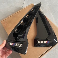 X5M Glossy Black Side Fender Vent Trim For BMW F15 X5 F85 SUV 2014-2018 2017 picture