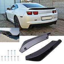 Rear Bumper Corner Lip Splitter Diffuser Body Kit Gloss Black For Chevy Camaro picture