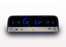 1964-1966 Chevy Truck Digital Dash Panel Cluster Gauges BLUE LEDs Made In USA picture