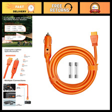 10FT 12V/24V Car Charging Cable to XT60 Connector, 14 AWG Cigarette Lighter Char picture
