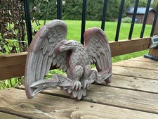 AMERICAN EAGLE AMERICANA SOLID CASTING ART MANTEL picture
