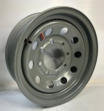 16 Inch  8 Lug  Dark  Gray  Modular  Trailer Wheel Rim   16865 Grizzle picture