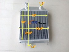 3 ROW Aluminum Radiator for 1957-1961 Jaguar XK150 Roadster DHC FHC1950S Manual picture