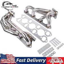 Stainless Shorty Exhaust Headers For 1987-1996 Ford F150 F250 Bronco 5.8L V8 picture