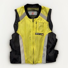 Joe Rocket Military Spec Mesh Motorcycle Vest Men’s S/M Yellow High Visibility picture