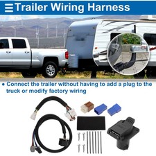 1 Set 7 Trailer Wiring Harness 56226 Towing Hitch Wiring for NISSAN FRONTIER picture