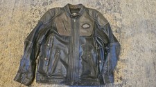 Harley-Davidson Men's Trostel Triple Vent System Leather Riding Jacket - XL picture