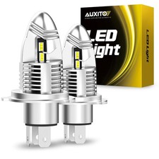 2PCS H4 9003 Super White 36000LM Kit LED Headlight Bulbs High Low Beam 6500K Q10 picture