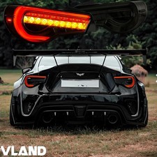 VLAND Smoke LED Tail Lights For 2013-20 Subaru BRZ/ Scion FR-S 17-20 Toyota 86 picture