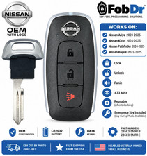 OEM NISSAN ARIYA KICKS PATHFINDER ROGUE SMART KEY FOB KR5TXPZ1 433MHz picture