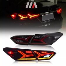 Smoke LED Tail Light Assembly For Toyota Camry 8th Gen 2018-2024 Rear Light Pair picture