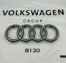 For 2024-2025 Audi Q8 4MN Genuine FRONT BUMPER GRILLE BADGE RINGS 8MA853605A / B picture