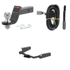 CURT Class 3 Towing Kit Trailer Hitch, Wiring, Ball Mount - 13460, 55245, 45856 picture