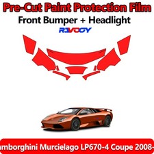  Front Bumper PPF Kit Film For Lamborghini Murcielago LP670-4 Coupe 2008-2011 picture