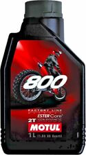 Motul 800 2T Factory Line Off Road Synthetic 2-Stroke Oil - 1 Liter (104038) picture