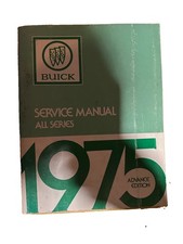 1975 Buick Service Manual All Series Advance Edition OEM Factory Shop Manual picture