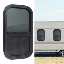 12''x22'Wall Vertical Slider RV Camper Rip-up Window Cargo Trailer W/ Screen New picture