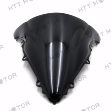 Black Dual Bubble Windshield Windscreen For Yamaha YZF R6 2003-2005 R6S 06-09 picture