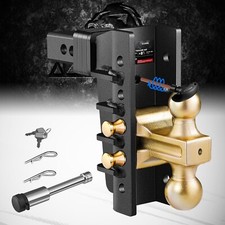 XPE Trailer Hitch Fits 2 Inch Receiver, 8 Inch Adjustable Drop Hitch, Heavy Duty picture