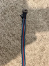 PORSCHE DESIGN Red Navy And Blue MARTINI RACING BELT Woven Stripe 95cm 38” picture