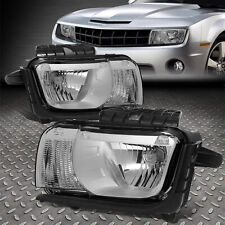 FOR 10-13 CHEVY CAMARO OE STYLE CHROME HOUSING HALOGEN HEADLIGHT HEAD LAMPS L+R picture