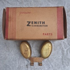 NOS Vintage Zenith Carburetor Float C85-28 Brass Dual Oval OEM Parts With Box picture