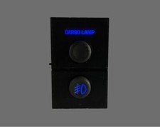 99-02 Cargo Lamp Fog Switch for Chevrolet GMC 15735837 BLUE LED picture