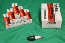 10 NOS Autolite A7 or A7B or 295 Motorcraft Spark Plugs USA MADE picture