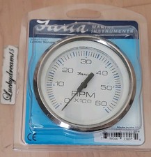 Faria Marine Instruments 33807 Chesapeake White SS 6000 RPM Tachometer picture