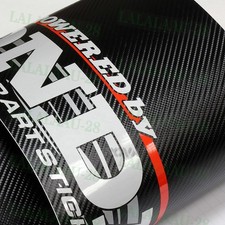 Windshield Carbon Fiber Vinyl Banner For HONDA Racing Decal Front Window Sticker picture