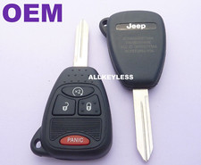 OEM 2007+ JEEP COMPASS PATRIOT WRANGLER keyless entry remote key fob OHT692713AA picture