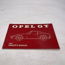 Rare 1969 Opel GT Sports Coupe Owner Owner's Manual User Guide Original OEM picture