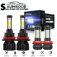 For 2007-2010 Pontiac G5 Combo LED Headlights + Fog Lights Bulbs Plug and Play picture