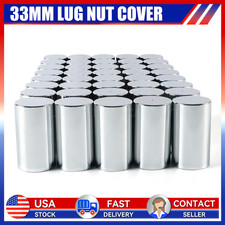 40 Pack 33mm Chrome Plastic 3-1/2