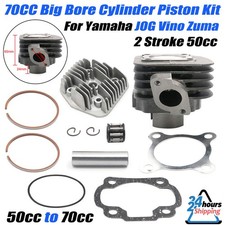 70CC BIG BORE KIT FOR YAMAHA JOG ZUMA VINO 2 STROKE 50CC SCOOTER CYLINDER BARREL picture