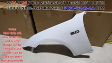 2024-26 FORD MUSTANG GT FRONT LEFT DRIVER SIDE FENDER OXFORD WHITE PR3B-16145-AA picture