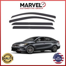 Out-Channel Window Sun Vent Visor Rain Guards Deflectors for Kia Forte 2019-2024 picture